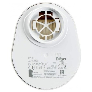 Filtro Dräger X-Plore Bayoneta p3r 6738011