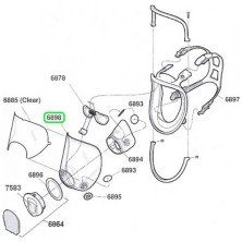 RECAMBIO VISOR PANTALLA 3M 6899