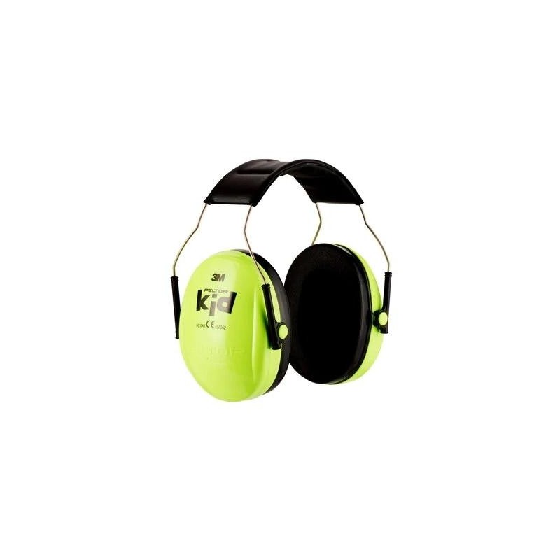 Orejera 3m peltor kids verde neon