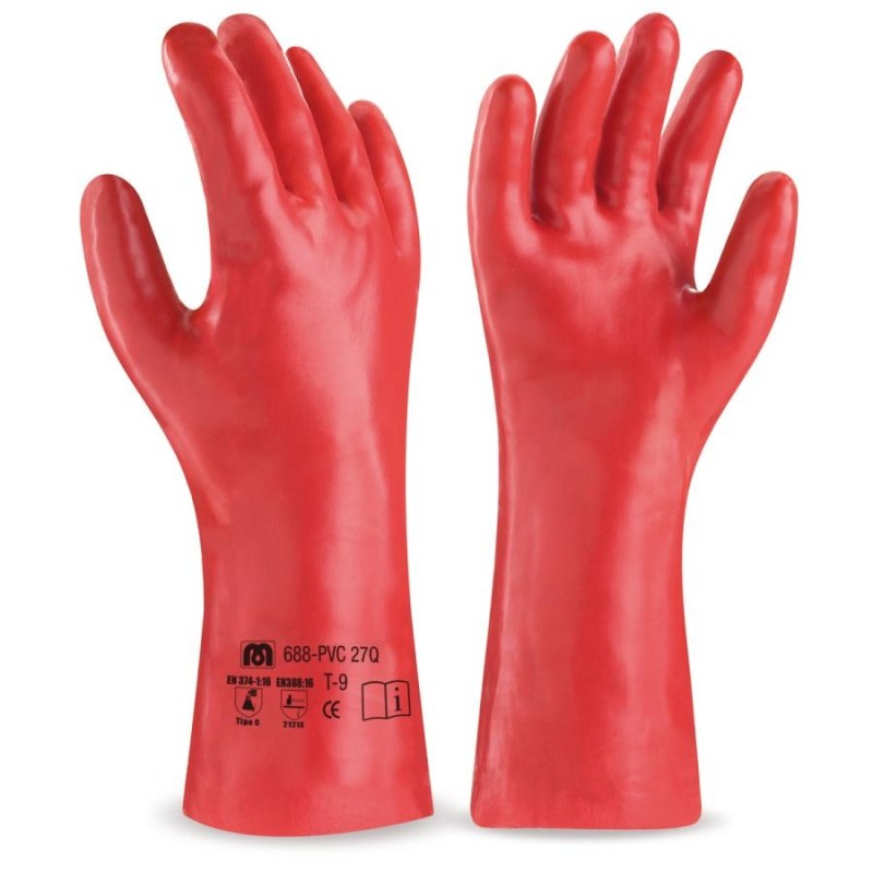 Guante marca 688-pvc 27q