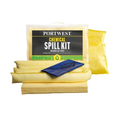 Kit Absorbente Chemical 50l Portwest sm91