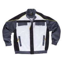 cazadora workteam wf5851 en azulina/gris claro/marino