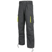pantalon workteam wf1619 en marino/verde fluor