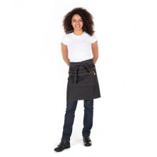delantal unisex garys jordania 148300 en vaquero negro