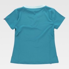 casaca mujer workteam b6953 en turquesa/turquesa claro