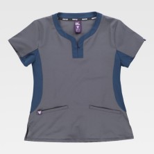 casaca mujer workteam b6954 en gris claro/azafata