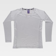camiseta mujer workteam servicios b0069 en gris claro