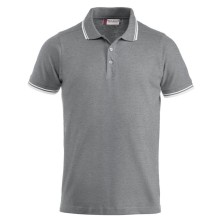 polo clique amarillo 028219 en gris marengo