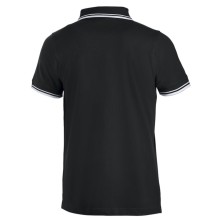 polo clique amarillo 028219 en negro/blanco