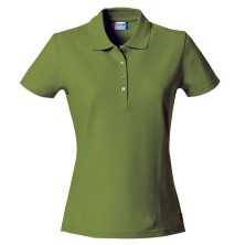 polo mujer clique basic 028231 en verde militar