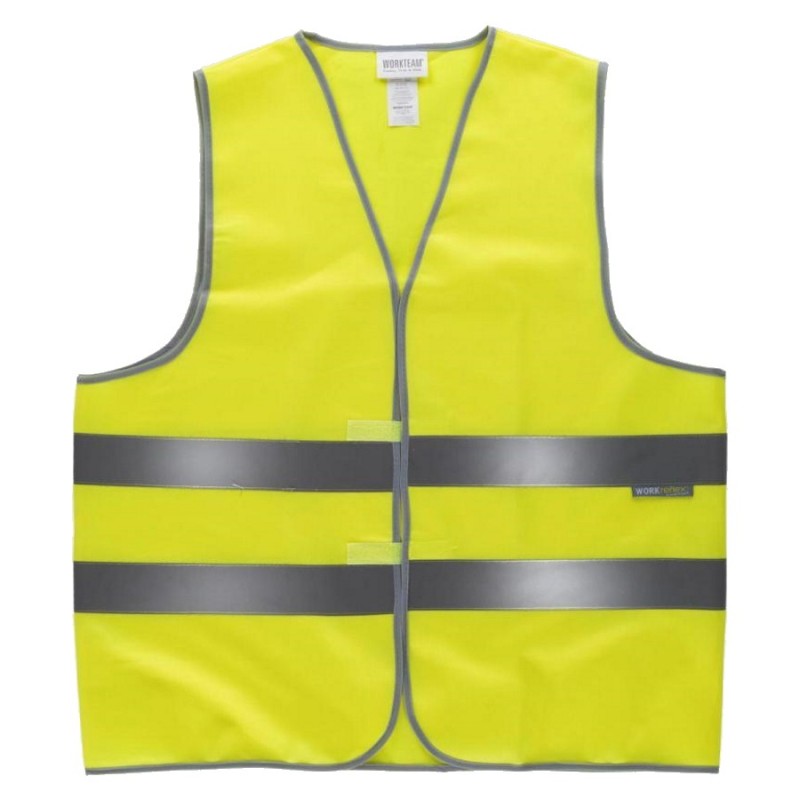 Chaleco alta visibilidad workteam hvtt01
