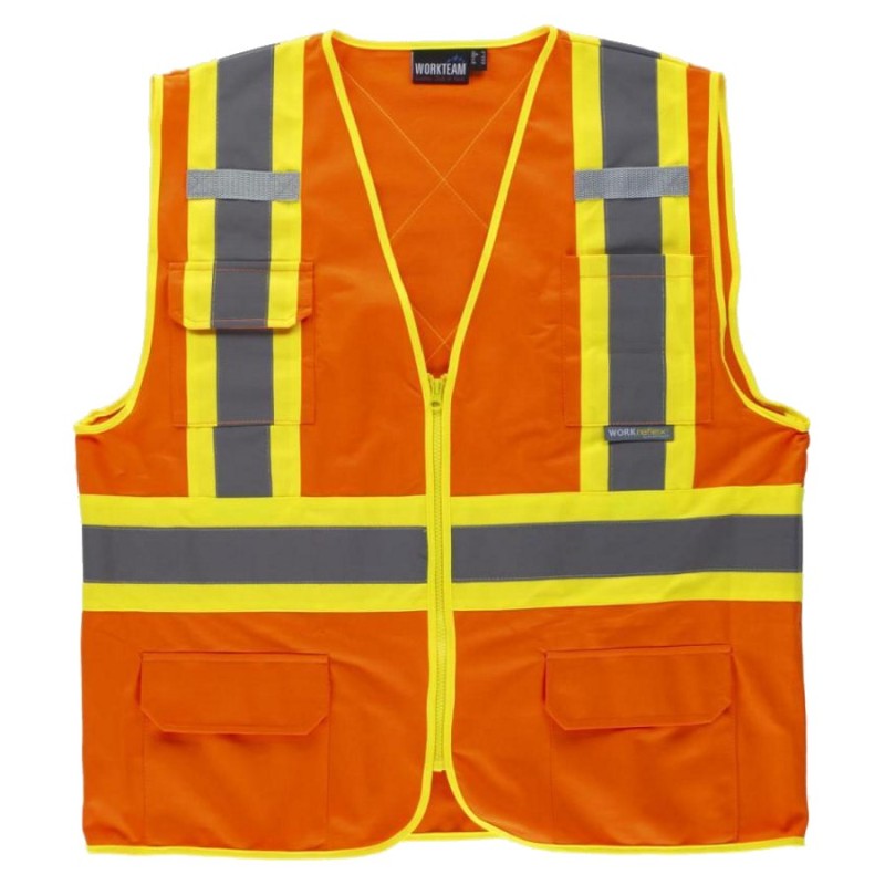 Chaleco alta visibilidad workteam c3621
