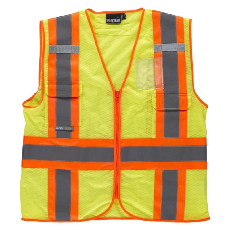 Chaleco alta visibilidad workteam c3623