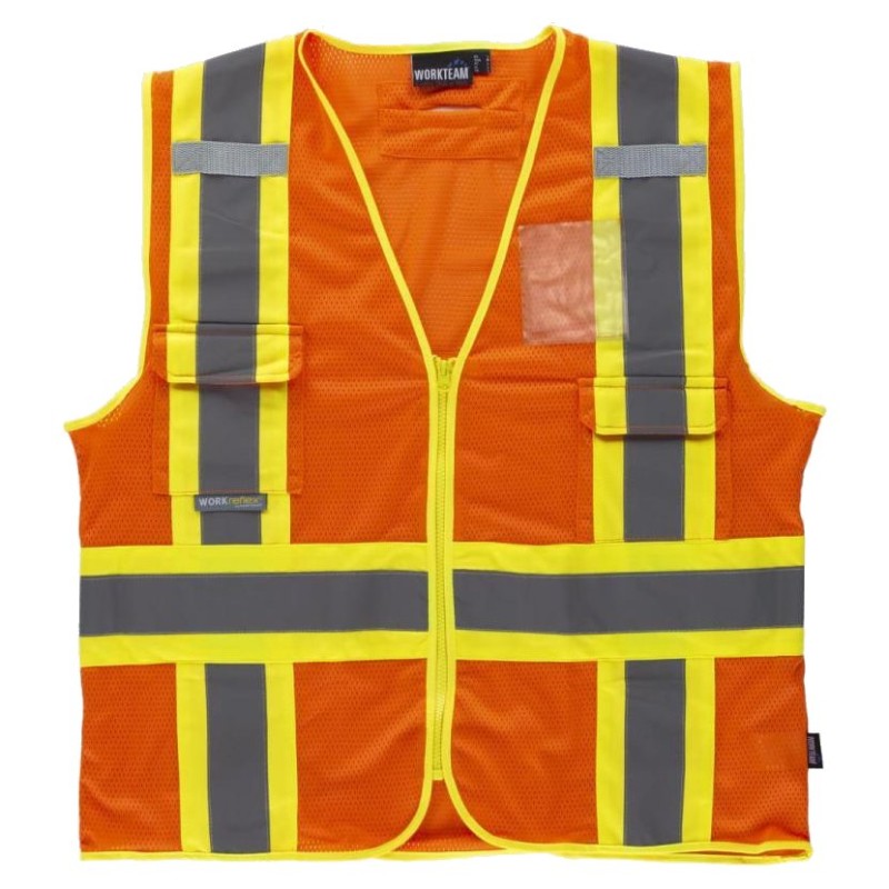 Chaleco alta visibilidad workteam c3623