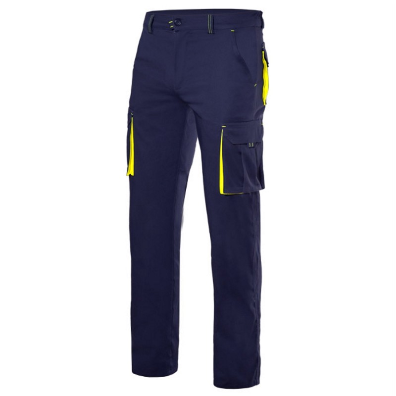 Pantalon stretch bicolor velilla 103008s