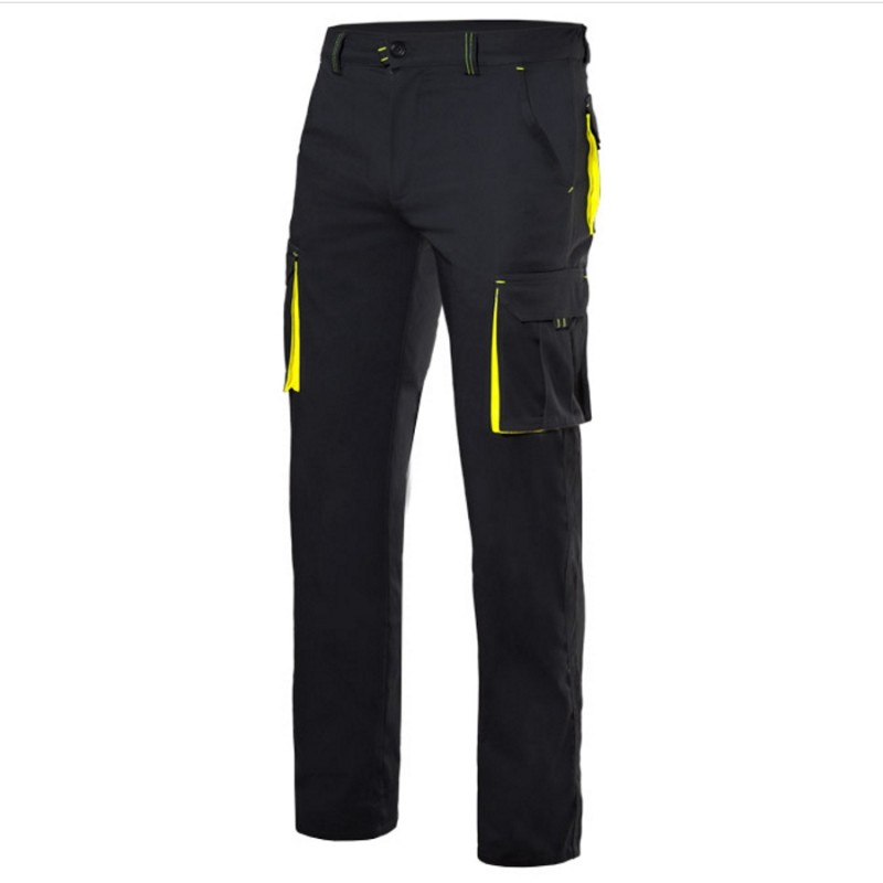 Pantalon stretch bicolor velilla 103008s