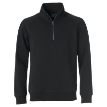 sudadera clique classic half zip 021043 en negro