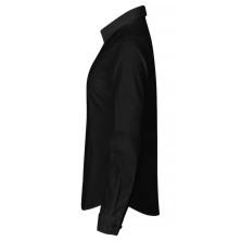 camisa m/l mujer clique stretch 027961 en negro