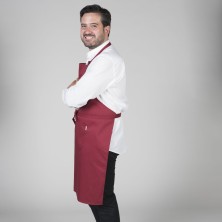 delantal garys con peto y bolsillo 116100 en caqui