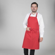 delantal garys con peto y bolsillo 116100 en caqui