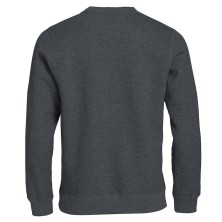 sudadera clique classic roundneck 021040 en antracita marengo