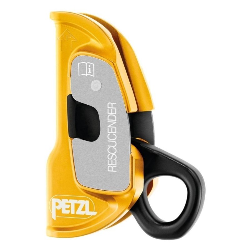 Bloqueador de leva ranurada petzl rescucender
