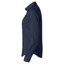 camisa m/l mujer clique clare 027955 en marino oscuro
