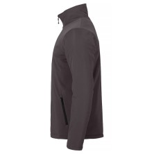 chaqueta softshell clique padded 0200954 en gris