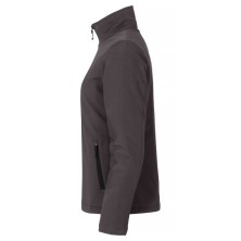 chaqueta softshell mujer clique padded 0200957 en gris