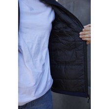 chaqueta softshell mujer clique padded 0200957 en gris