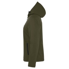 chaqueta softshell mujer clique 020953 en verde niebla