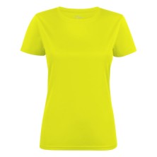 camiseta mujer printer run 2264026 en amarillo neón