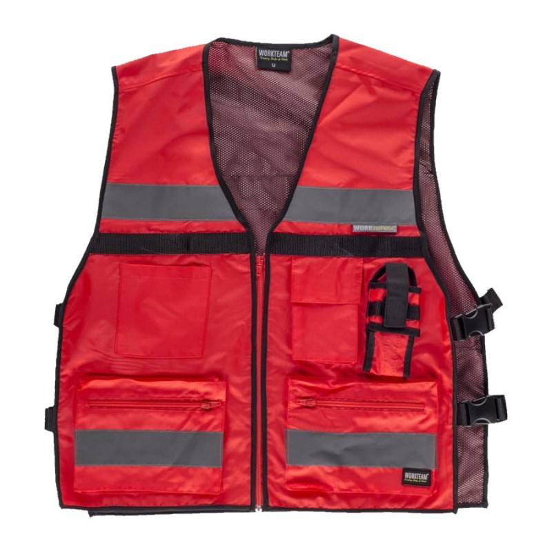 Chaleco alta visibilidad workteam c3601