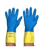 Guantes de protección química para manipular productos agresivos