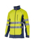Chaquetas softshell de alta visibilidad