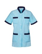 Batas de trabajo de manga corta para profesionales