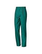 Protección contra las chispas con los pantalones para soldador