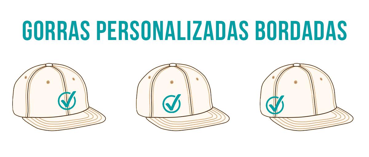 Personalización de gorras bordadas