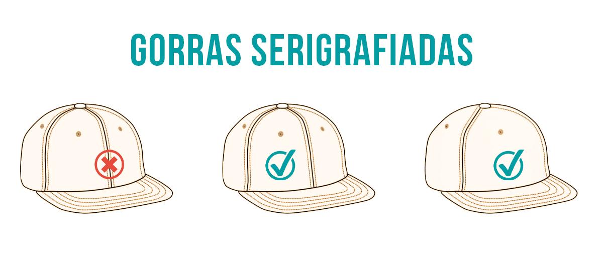 Personalización de gorras serigrafiadas