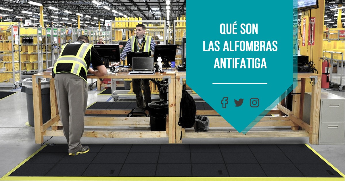 Alfombras antifatiga o ergonómicas