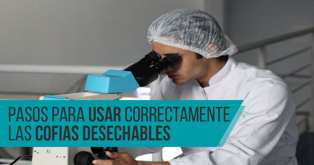 Aprende cómo usar una cofia desechable