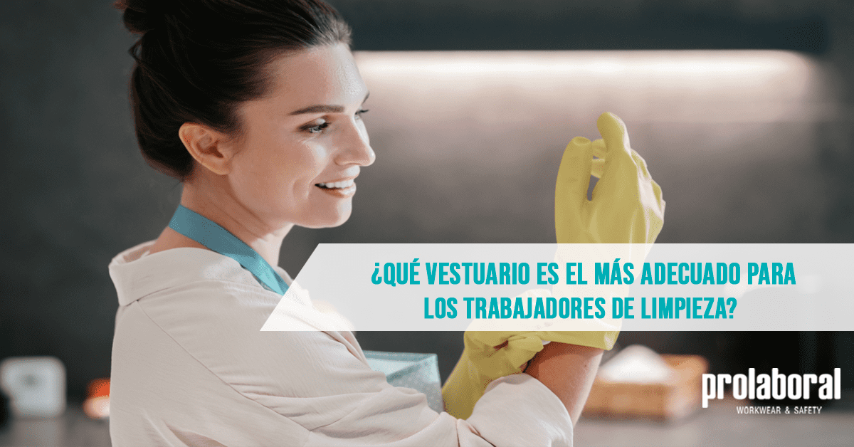 ¿Qué vestuario es el más adecuado para los trabajadores de limpieza? 