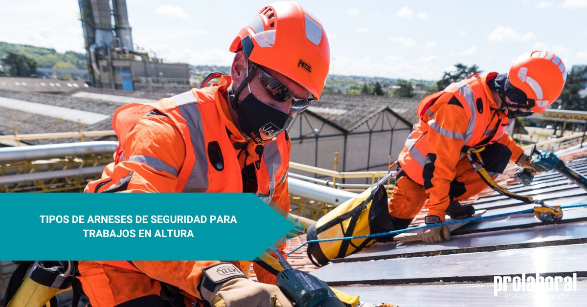 Tipos de arneses de seguridad para trabajos en altura
