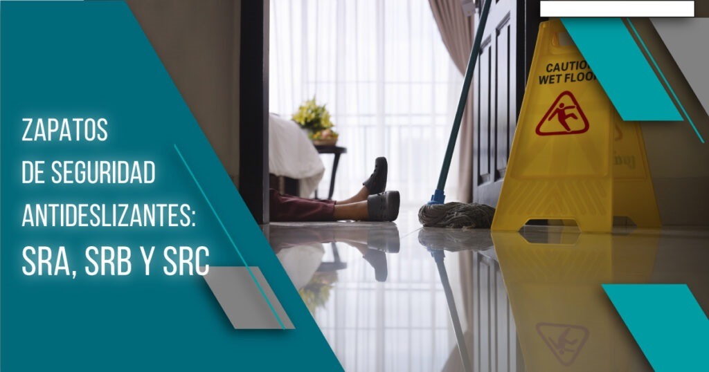 Zapatos antideslizantes de seguridad: SRA, SRB y SRC