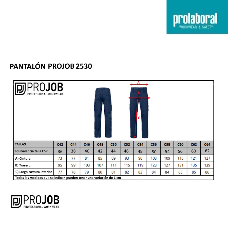 Pantal n Projob Waistpant 2530