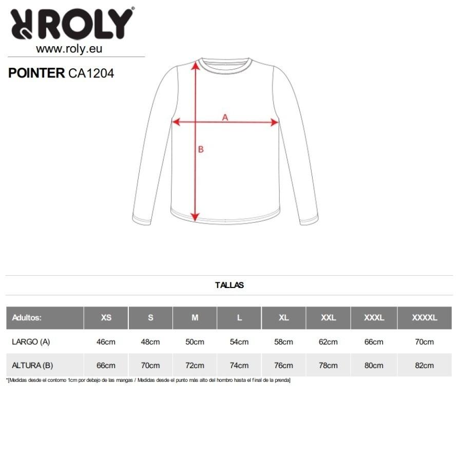 Marte Retocar Dinamarca Camiseta manga larga Roly Pointer para trabajar | Prolaboral